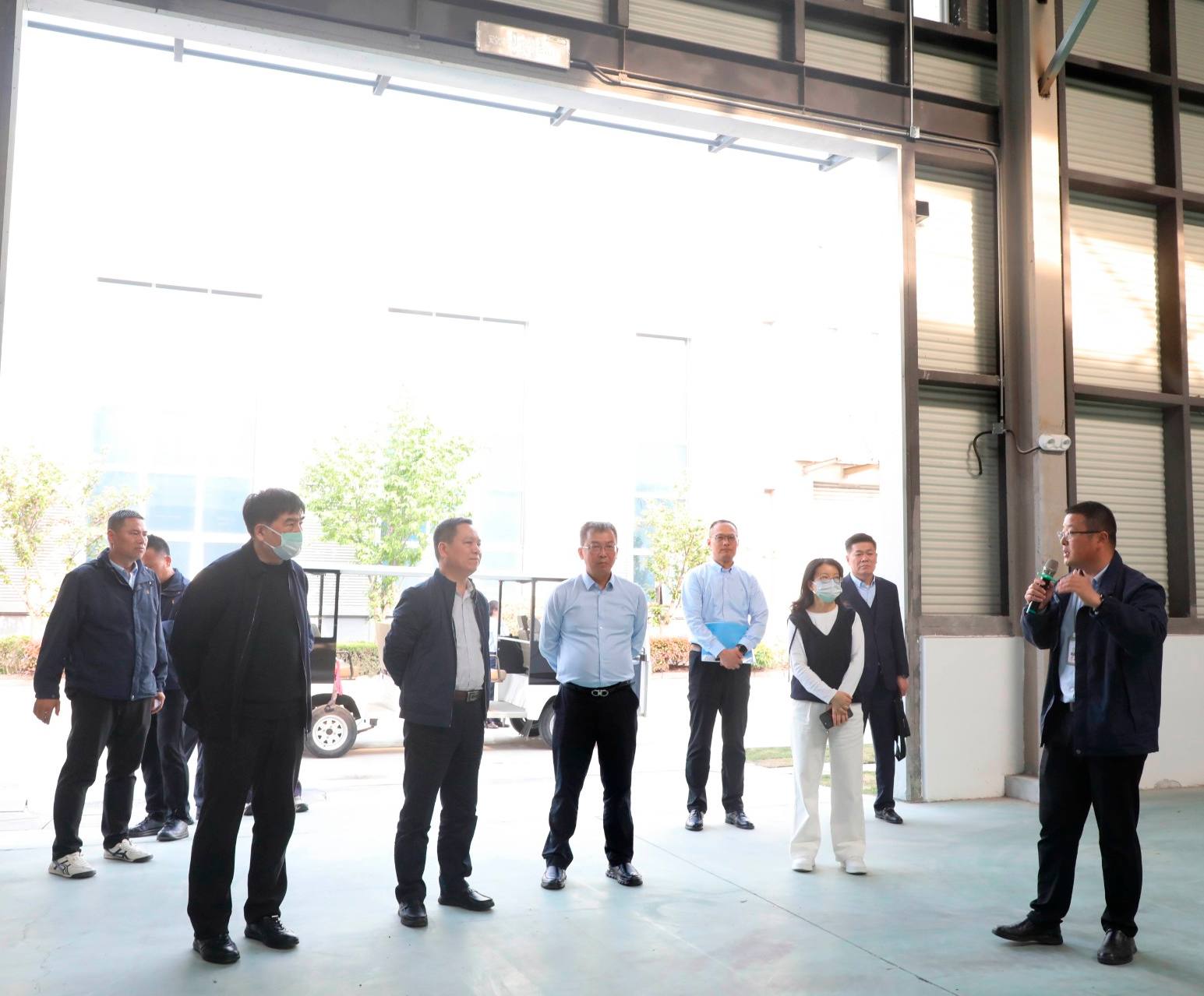 珠海港股份总裁、秀强股份董事长冯鑫率队调研公司自动化改造项目